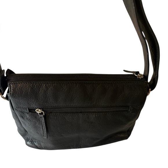 Leather Black and Brown Patchwork Crossbody Bag
Three Compartments - Picture 2 of 7